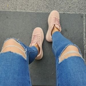 ASOS Matte Pink Sporty Sneakers Size 7